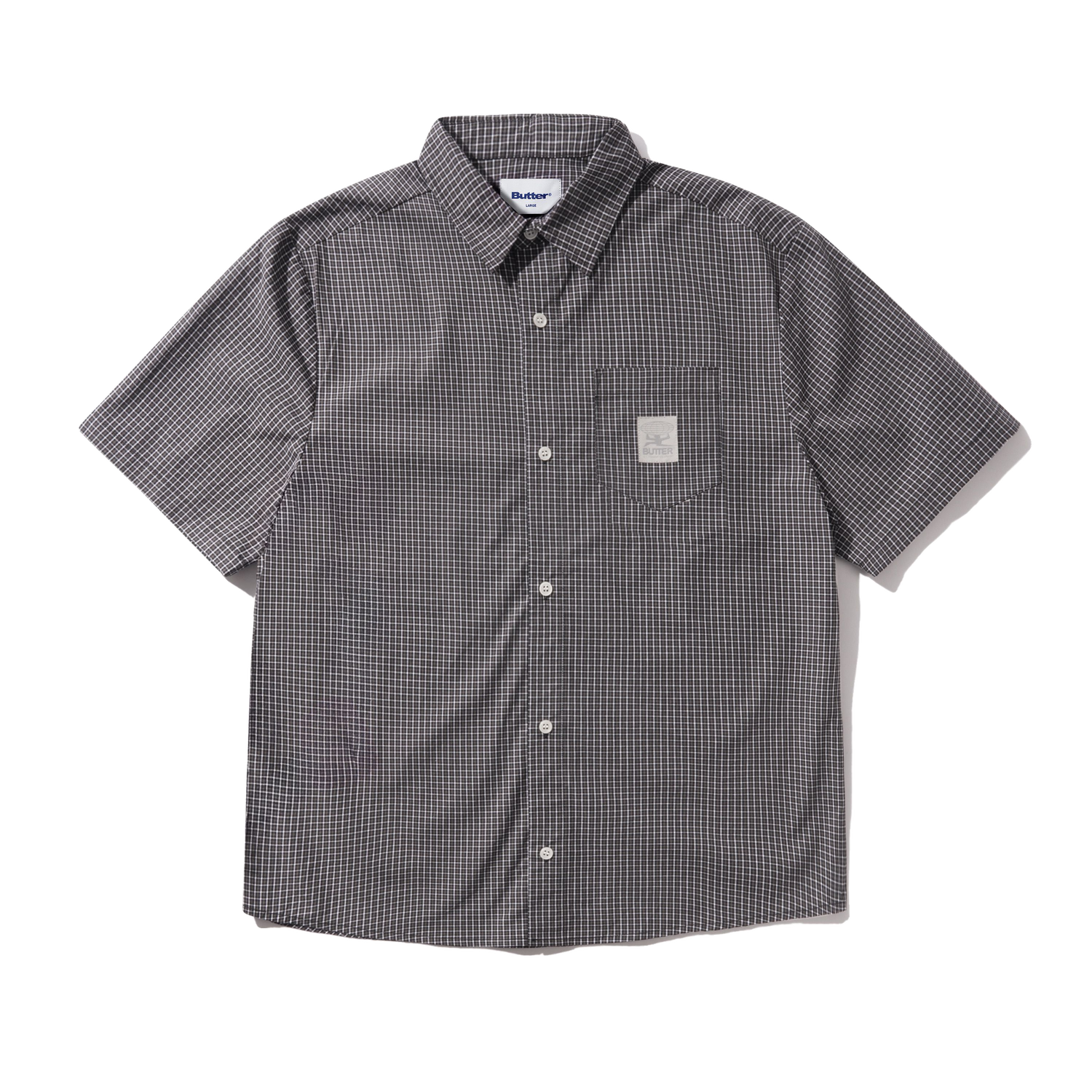 Equipment S/S Shirt - Black / Grey