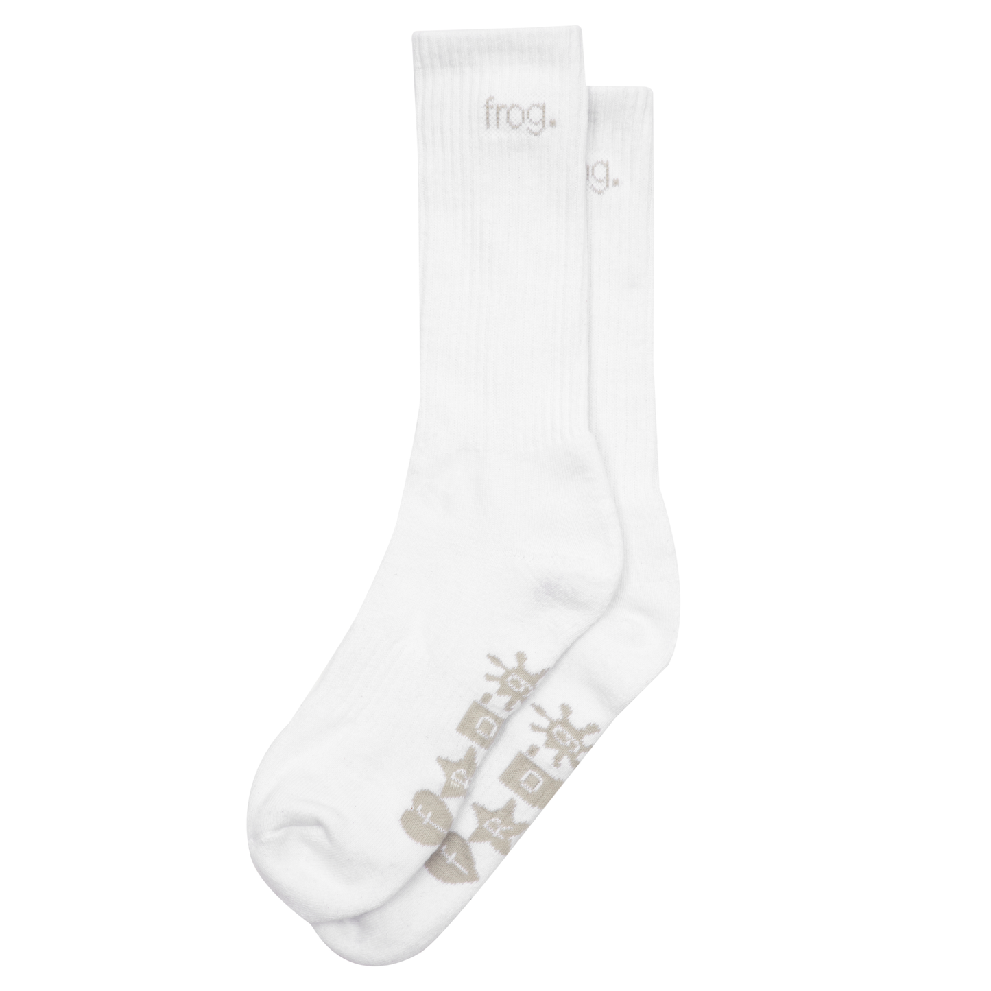 Frog Socks - White