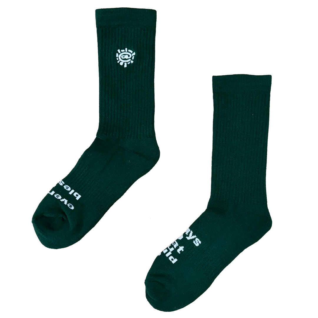 Mini Embroidery @Sun Socks - Green
