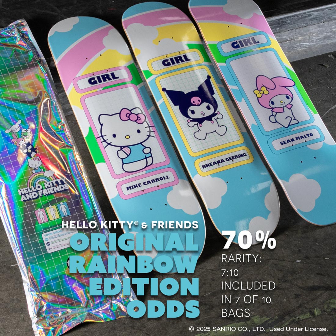 Girl x Hello Kitty Rainbow Blind Bag Deck - Breana Geering