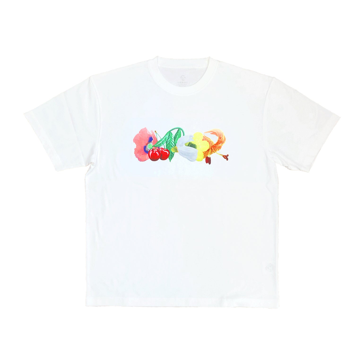 Glam Flowers Tee - White