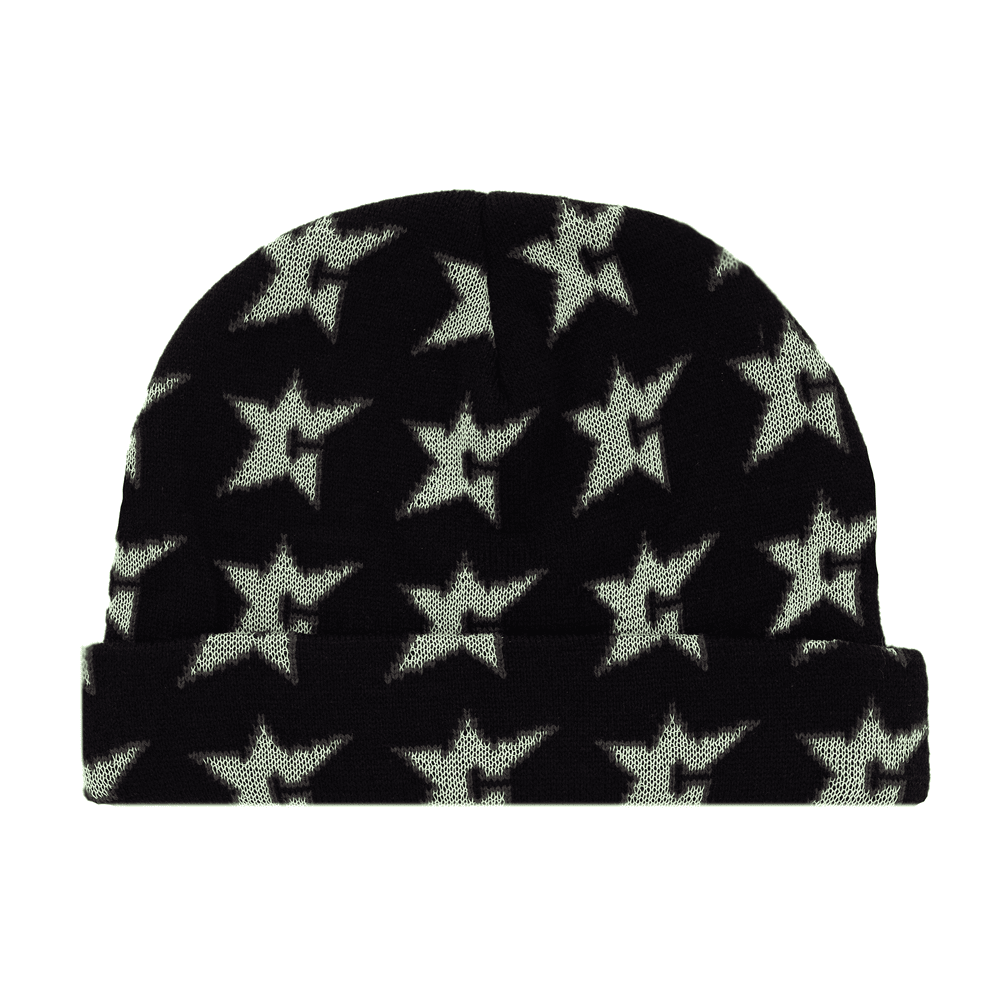 Glow In The Dark C-Star Beanie - Black
