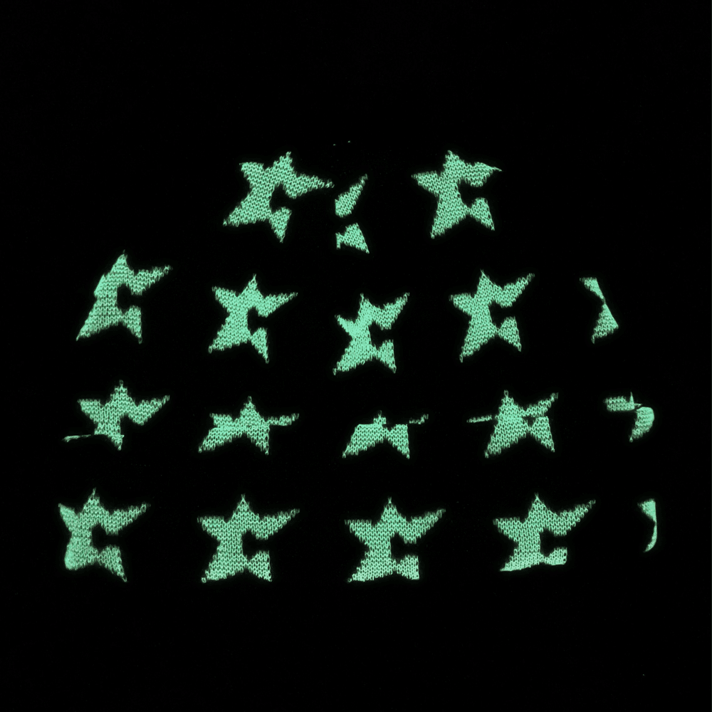 Glow In The Dark C-Star Beanie - Black