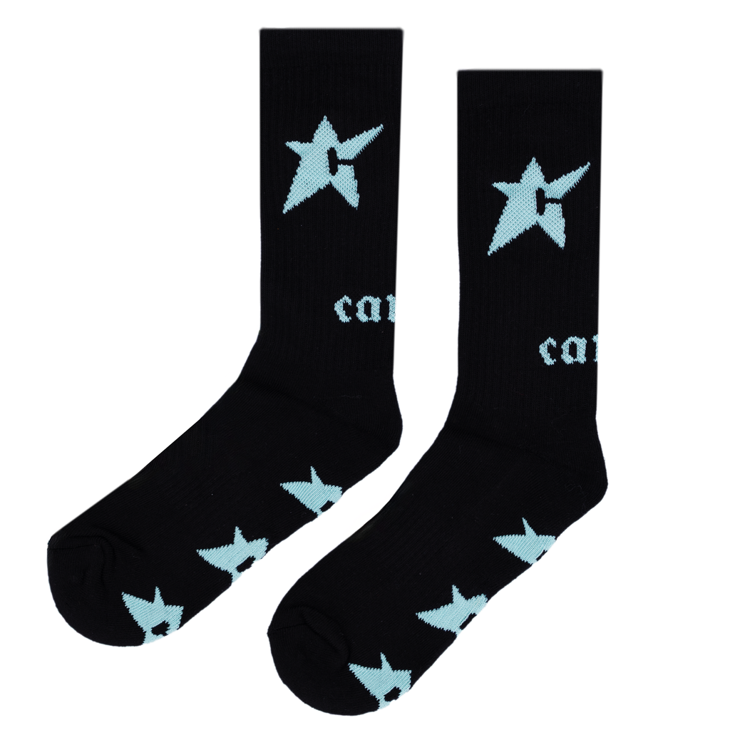 Glow In The Dark C-Star Socks - Black
