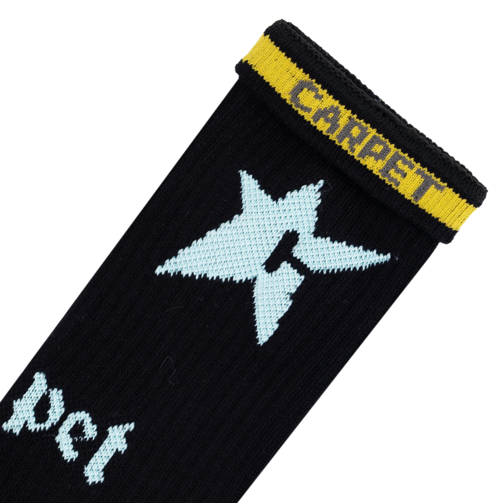 Glow In The Dark C-Star Socks - Black