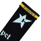 Glow In The Dark C-Star Socks - Black