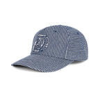 Striped Worker Cap - Navy