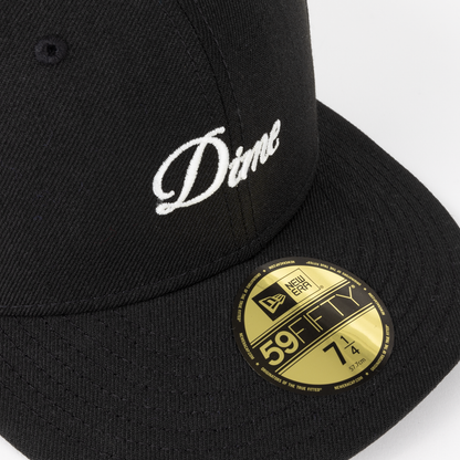 Cursive New Era Cap - Black