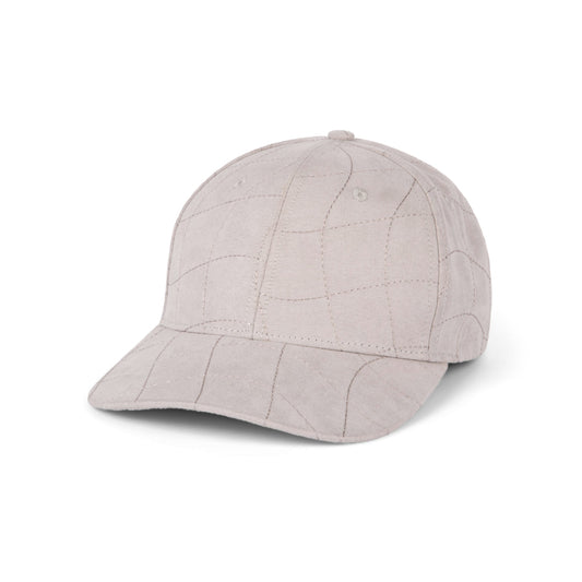 Wave Quilted Full Fit Cap - Ash