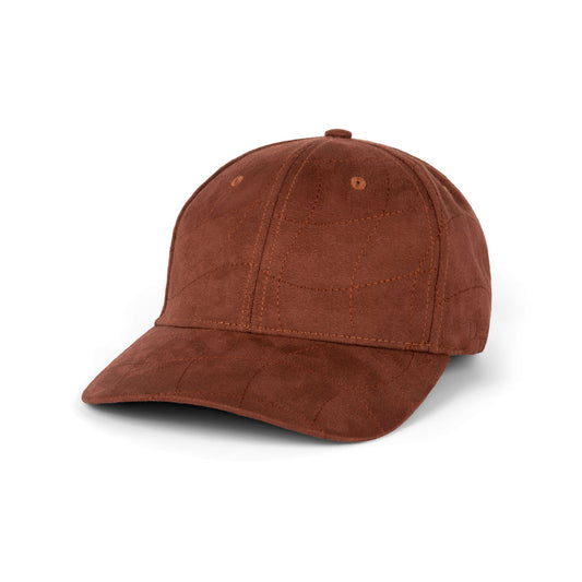 Wave Quilted Full Fit Cap - Caramel