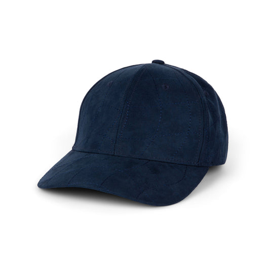 Wave Quilted Full Fit Cap - Indigo