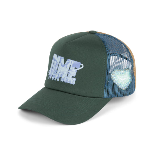 Cosmic Trucker Cap - Green