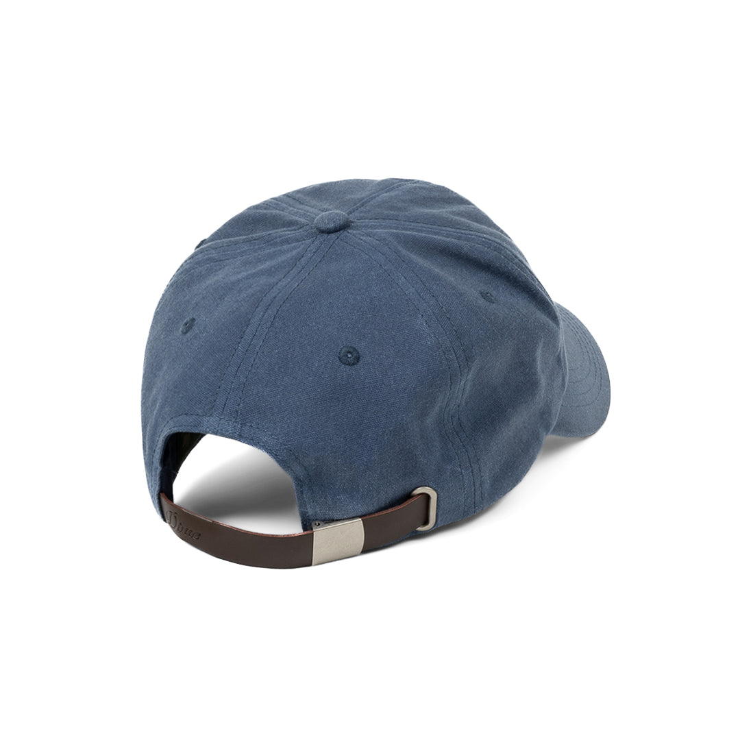 Waxed Worker Cap - Blue
