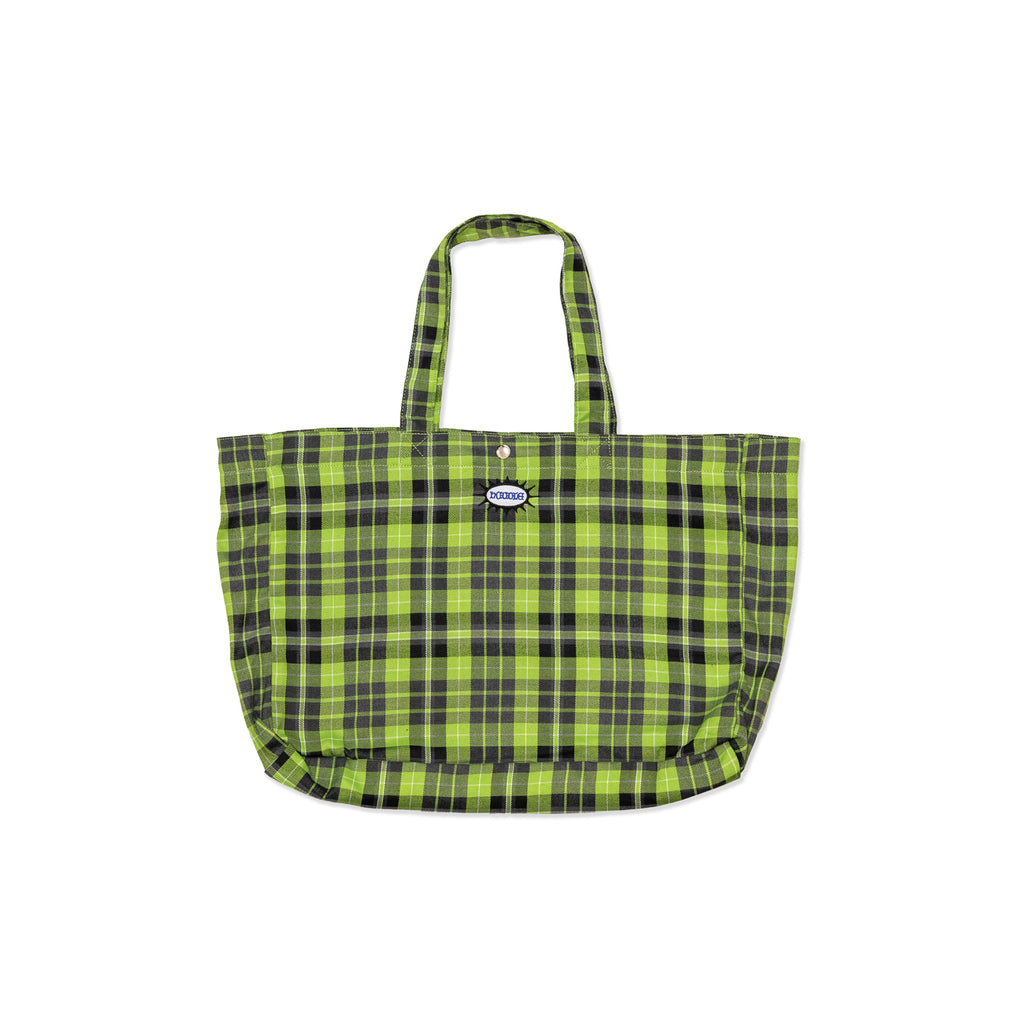 Butterfly Code Tote - Tartan