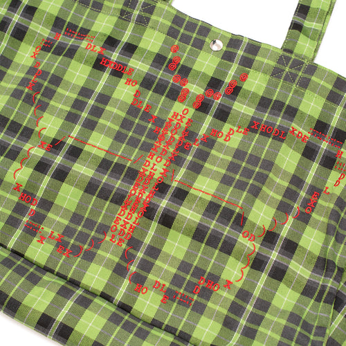 Butterfly Code Tote - Tartan