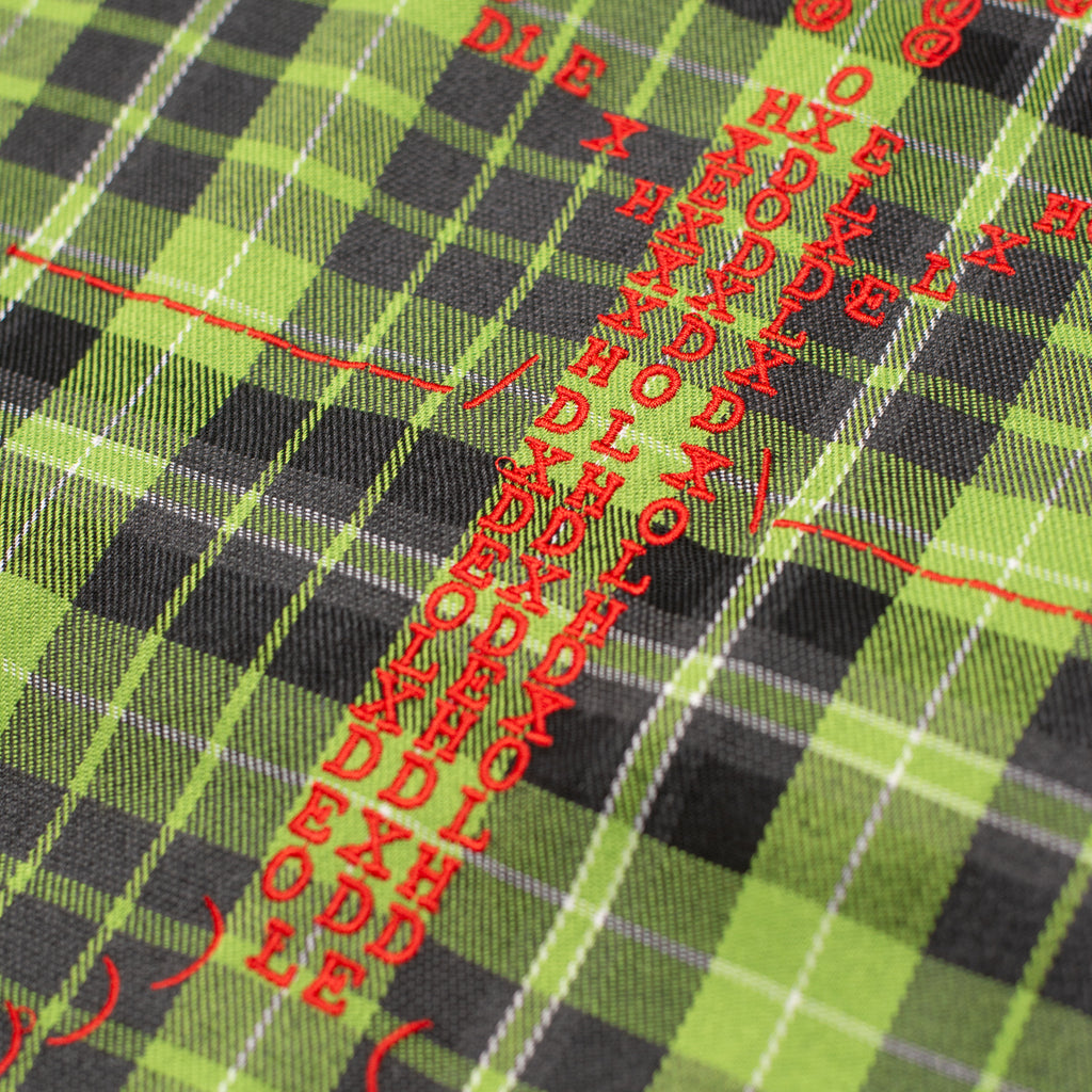 Butterfly Code Tote - Tartan