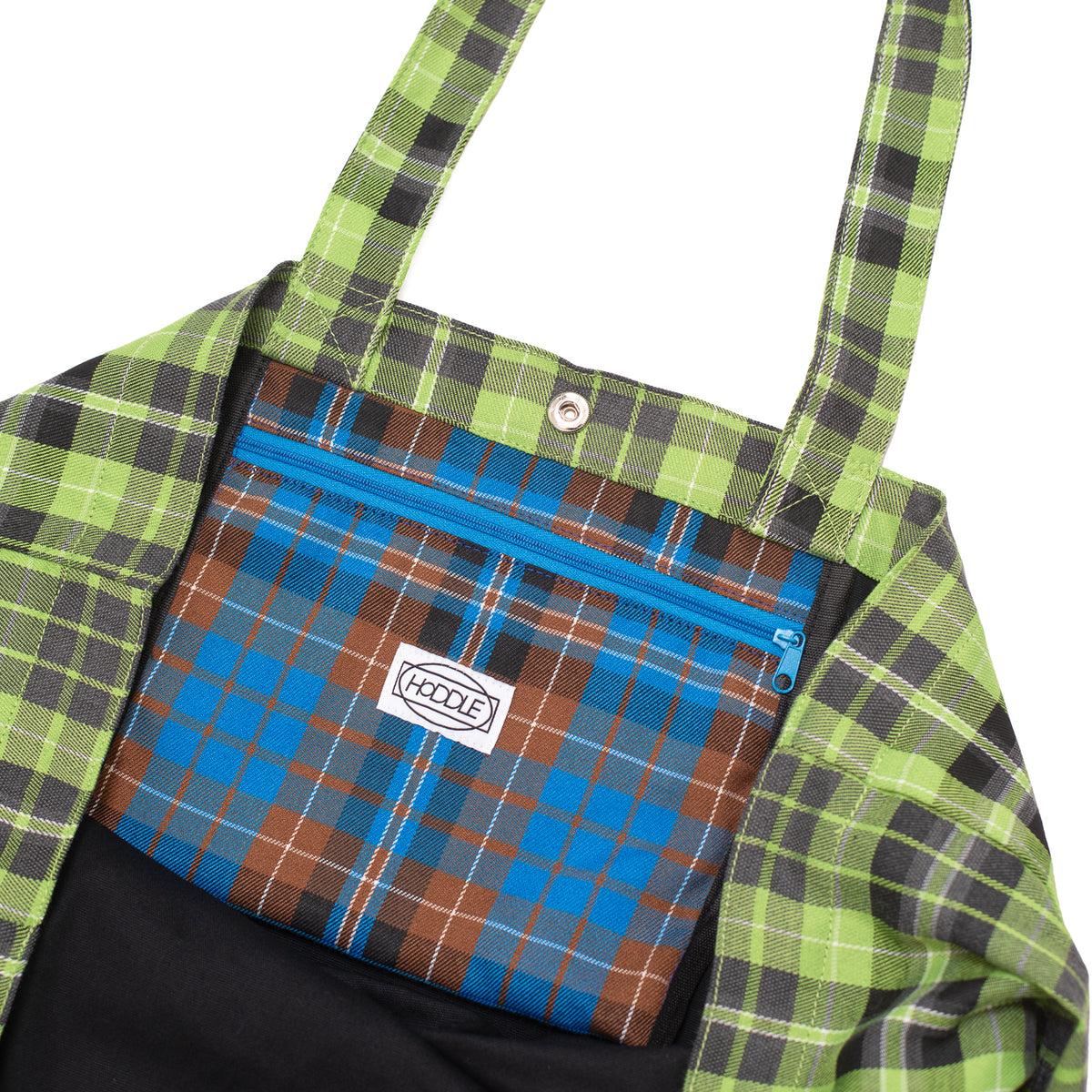 Butterfly Code Tote - Tartan