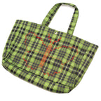 Butterfly Code Tote - Tartan