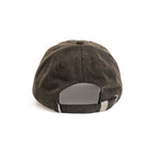 Denim Applique Cap - Brown