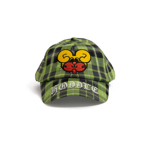 Mouse Cap - Green Tartan