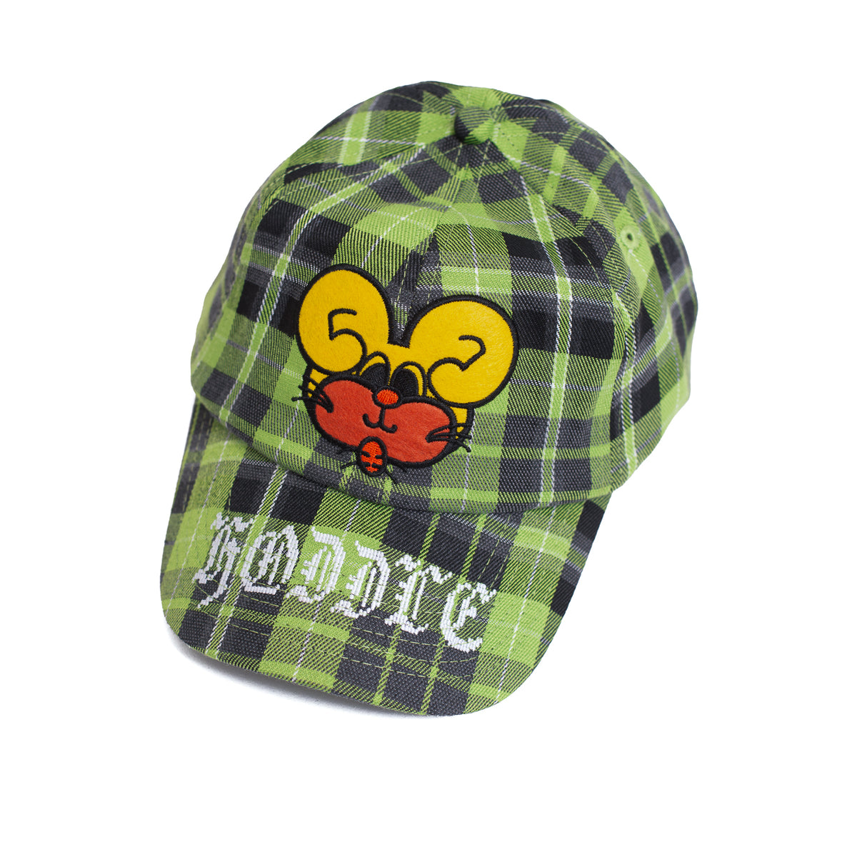 Mouse Cap - Green Tartan