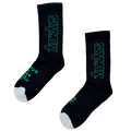 Human Socks - Black / Green