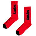 Human Socks - Red / Black
