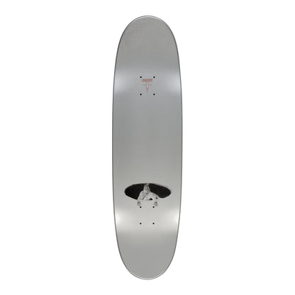 Hockey Skate Metal Deck - Silver