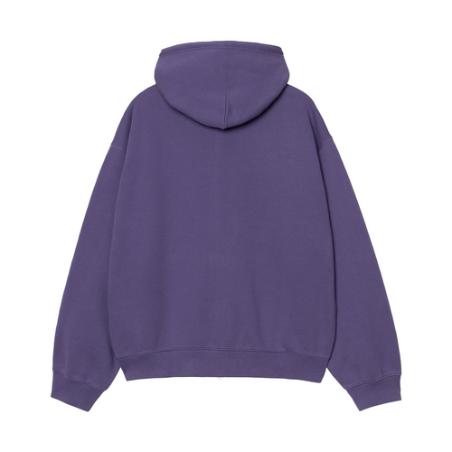 Hooded WIP Label Sweat Jacket - Calla