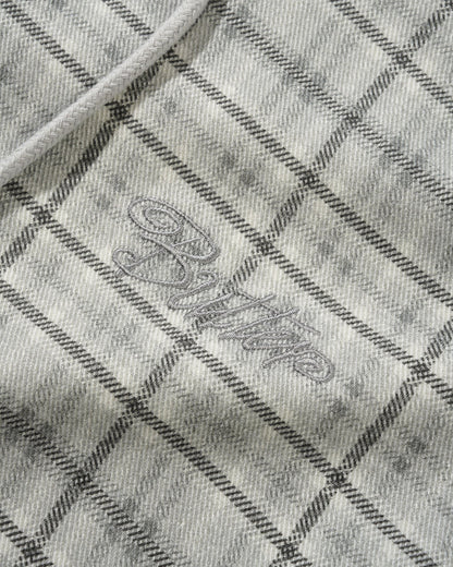 Hooded Work Jacket - Grey Plaid