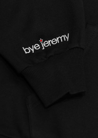 Bye Zip-Up Hoodie - Black