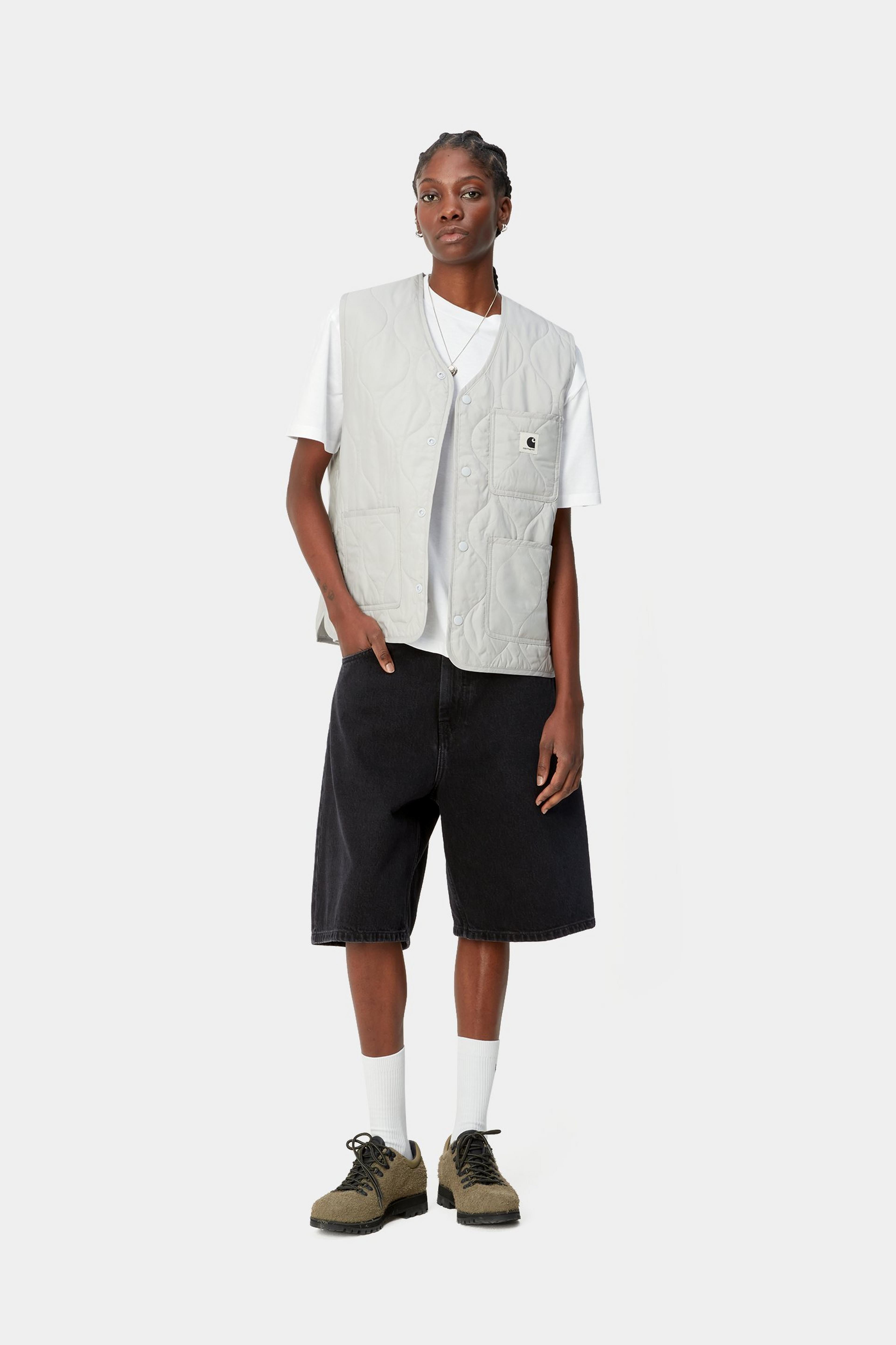 W' Brandon Short - Black (Stone Washed)