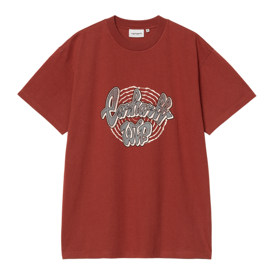 Chedda Tee - Dark Brick,  Heavy Stone Wash
