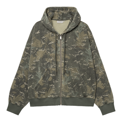 Hooded Benton Sweat Jacket - Camo Combi