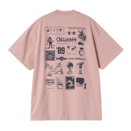 W' Modal Tee - Glassy Pink