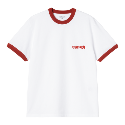 Ip Ringer Tee - White / Red