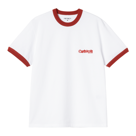 Ip Ringer Tee - White / Red