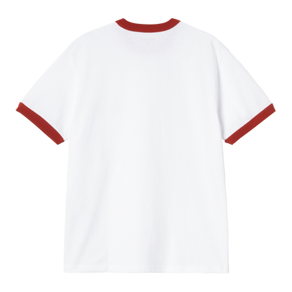 Ip Ringer Tee - White / Red