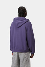 Hooded WIP Label Sweat Jacket - Calla