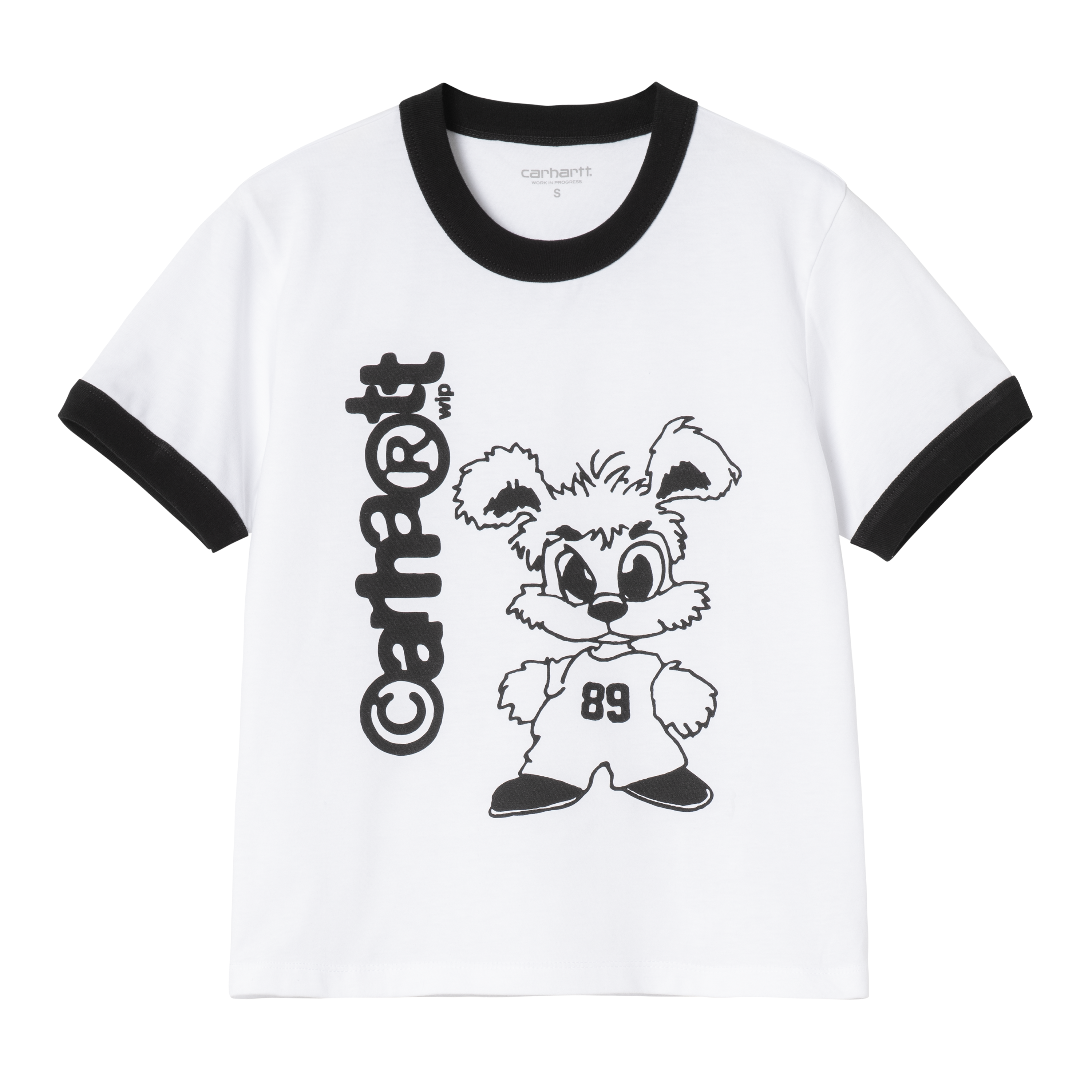 W' IP Ringer Tee - White / Black