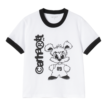 W' IP Ringer Tee - White / Black