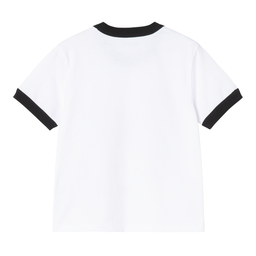 W' IP Ringer Tee - White / Black