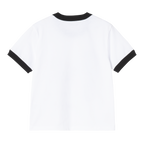 W' IP Ringer Tee - White / Black