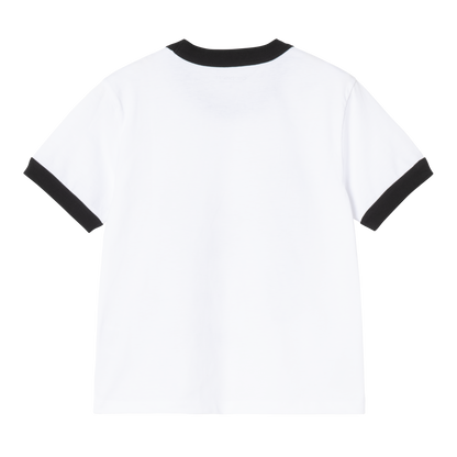 W' IP Ringer Tee - White / Black