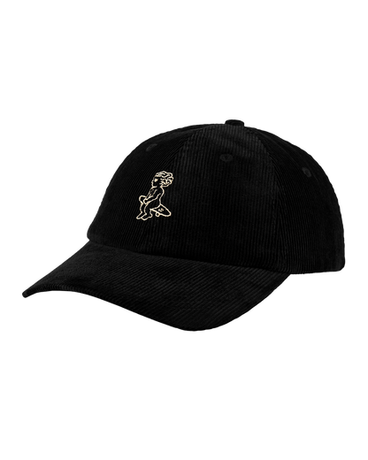 Ikon 6 Panel Cords Cap - Black