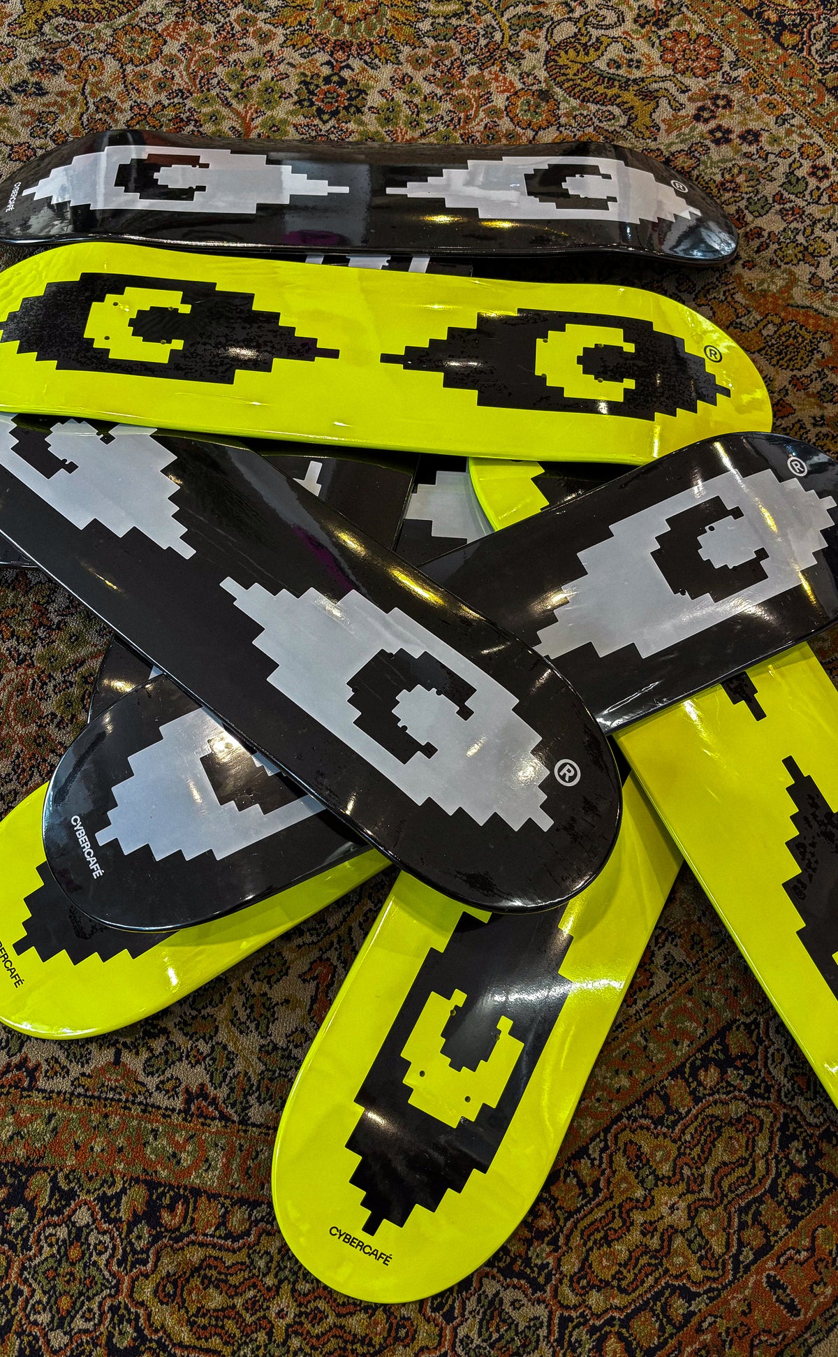 CC Full Dip Logo Deck - Neon Yellow