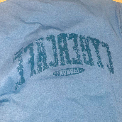 Distressed Varsity Logo Tee - Blue