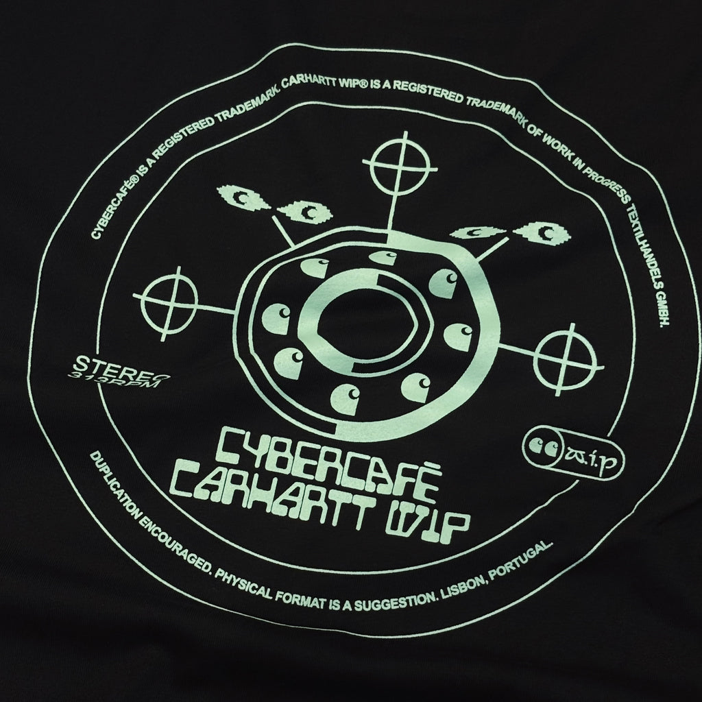 Cybercafé® X Carhartt WIP Jogo Duplo Tee - Black