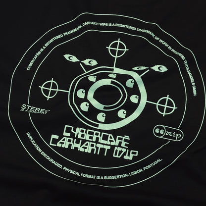 Cybercafé® X Carhartt WIP Jogo Duplo Tee - Black