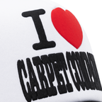 I Heart Carpet Trucker Hat - Black